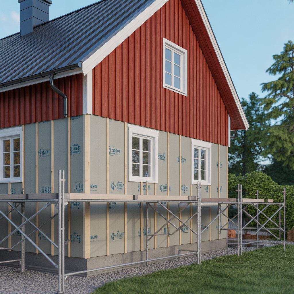 3.Sa forbattrar du husets isolering med enkel fasaduppgradering